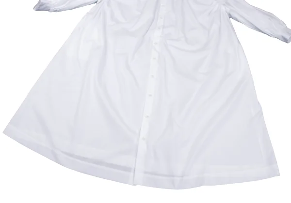 noir kei ninomiya Cotton Broadcloth Frill Sleeve Shirt Dress K-162436_009