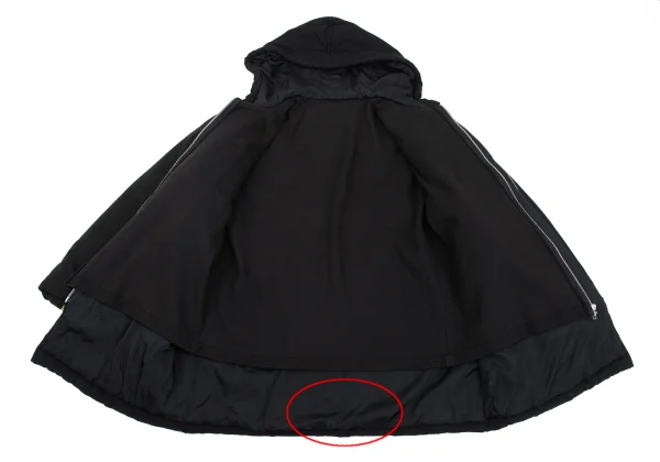 COMME des GARCONS HOMME Layered Padded Hoodie Jacket K-162438_014