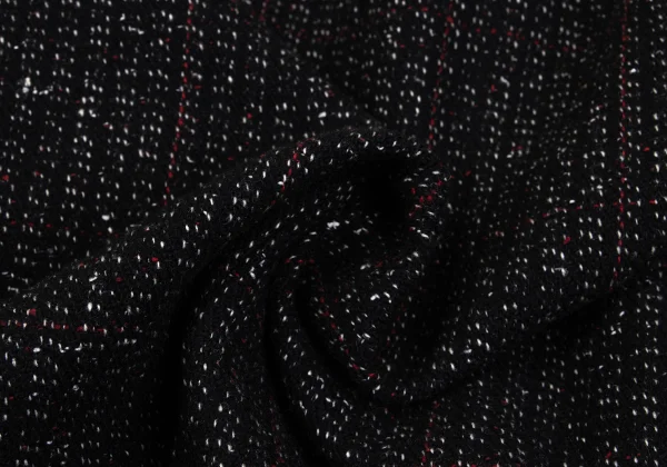COMME des GARCONS HOMME Checked Tweed Wool Zip Jacket K-162440_013