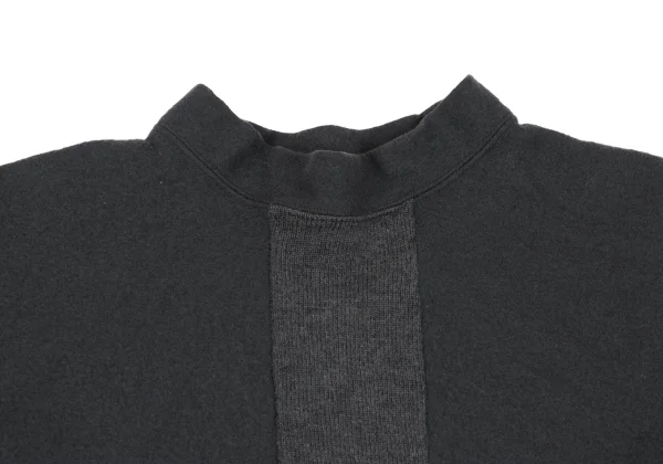 COMME des GARCONS HOMME PLUS Knit Switching Washer Felt Top K-162443_002