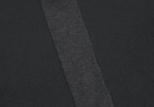 COMME des GARCONS HOMME PLUS Knit Switching Washer Felt Top K-162443_003