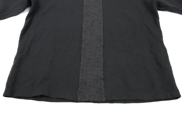 COMME des GARCONS HOMME PLUS Knit Switching Washer Felt Top K-162443_007