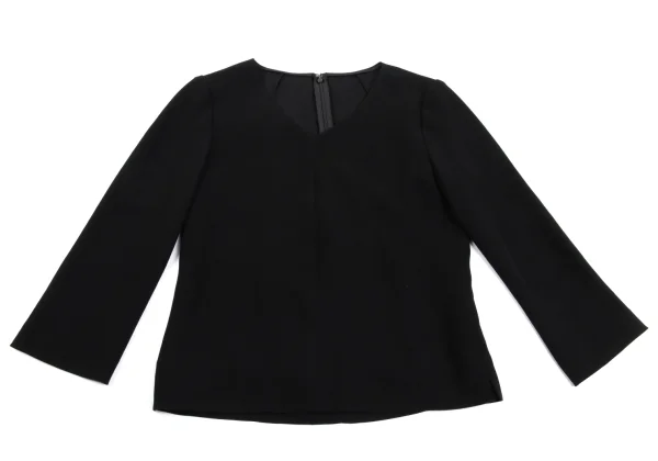 yoshie inaba V Neck Poly Blouse K-162449_002