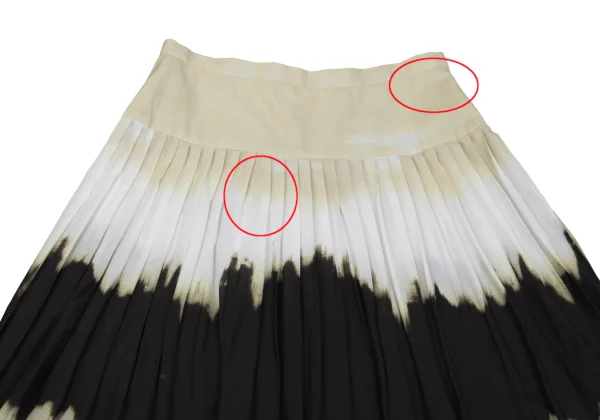 yoshie inaba Dyed Pleats A Line Skirt K-162454_003