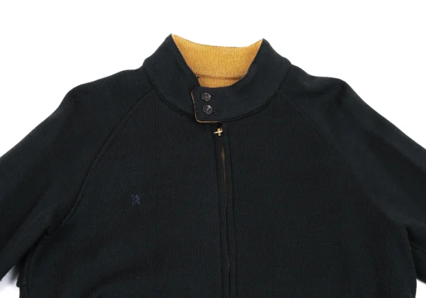 R.NEWBOLD One Point Embroidery Knit Blouson K-162456_002