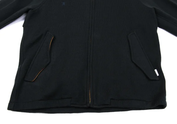 R.NEWBOLD One Point Embroidery Knit Blouson K-162456_010