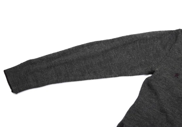 R.NEWBOLD One Point Embroidery Mohair Blend Cardigan K-162457_004