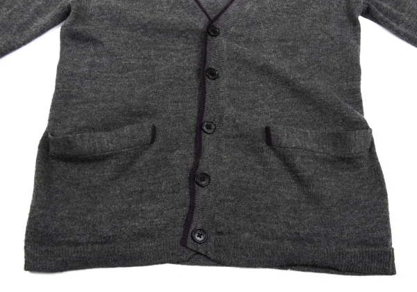 R.NEWBOLD One Point Embroidery Mohair Blend Cardigan K-162457_006