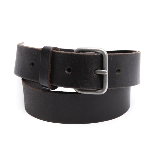 Yohji Yamamoto FEMME Leather Belt Black  K-162459_001