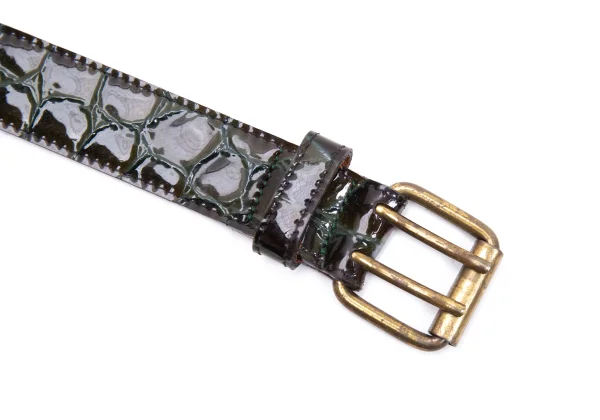 SONIA RYKIEL Crocodile Emboss Enamel Belt K-162460_003
