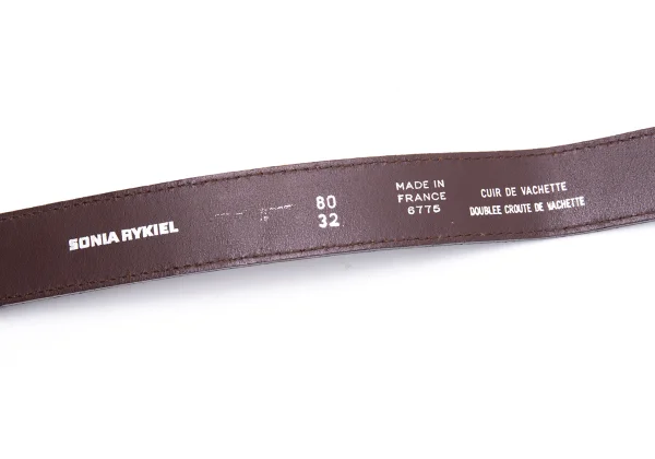 SONIA RYKIEL Crocodile Emboss Enamel Belt K-162460_007