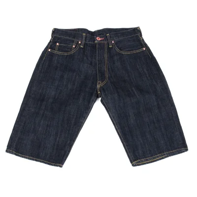 CUNE Back Rabbit Print Denim Half Pants