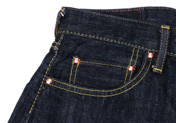 CUNE Back Rabbit Print Denim Half Pants K-162462_004
