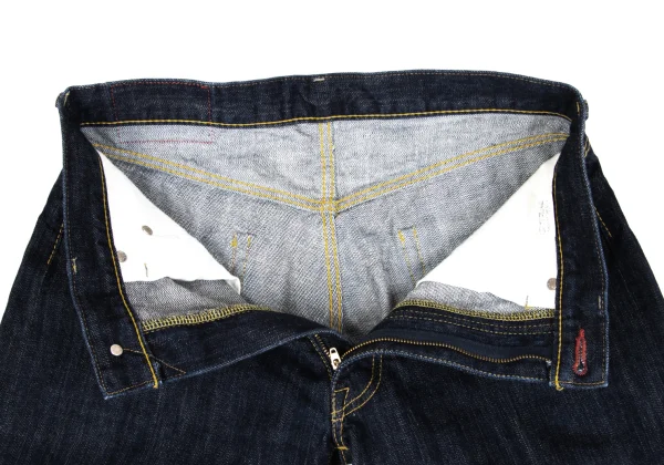 CUNE Back Rabbit Print Denim Half Pants K-162462_007