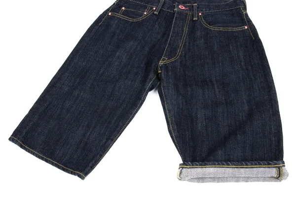 CUNE Back Rabbit Print Denim Half Pants K-162462_013