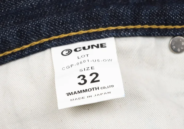 CUNE Back Rabbit Print Denim Half Pants K-162462_019