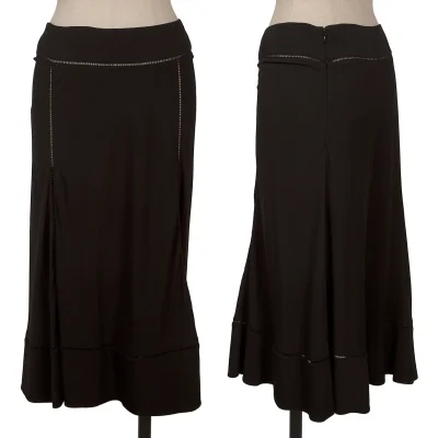 DONNA KARAN Rayon Stretch Skirt
