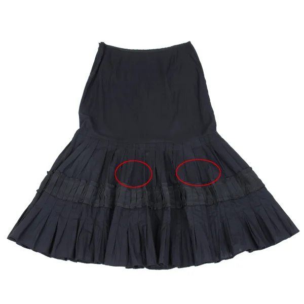 MAX&Co trends Cotton Hem Frill Taped Skirt K-162464_012