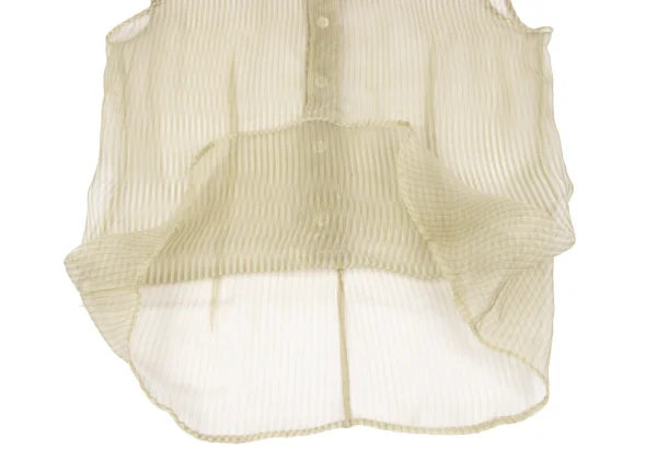HELMUT LANG Silk Pullover Sleeveless Striped Shirt K-162465_010