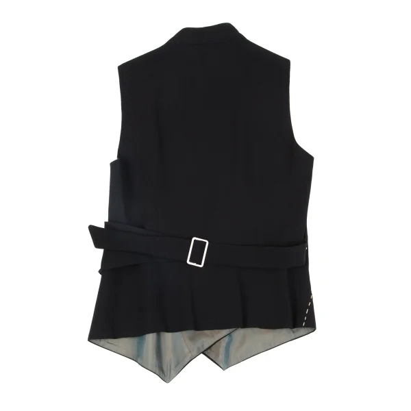 KENZO Wool Stitch Design Belted Vest K-162466_010