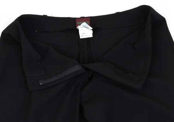 KENZO Kanji Botton Wool Straight Pants K-162468_004