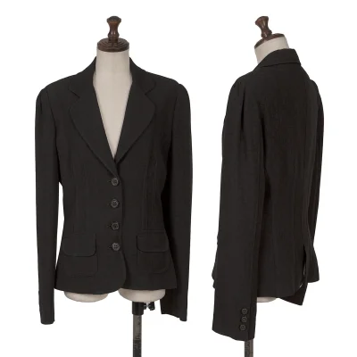 D&G Leaf Printed Lining Jacquard Jacket