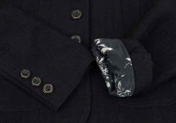 D&G Leaf Printed Lining Jacquard Jacket K-162471_006