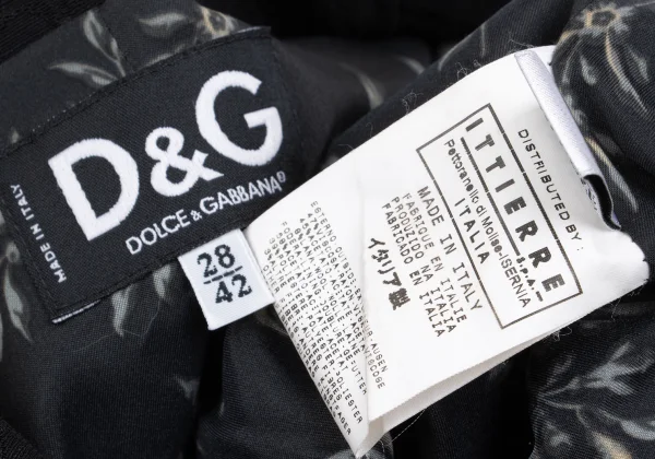 D&G Leaf Printed Lining Jacquard Jacket K-162471_017