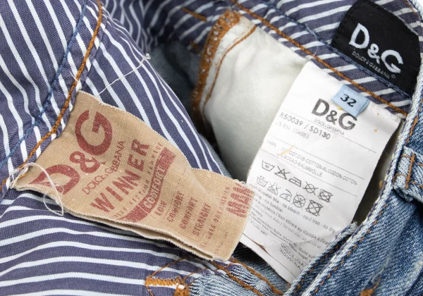 D&G Embroidery Wash Jeans K-162472_020