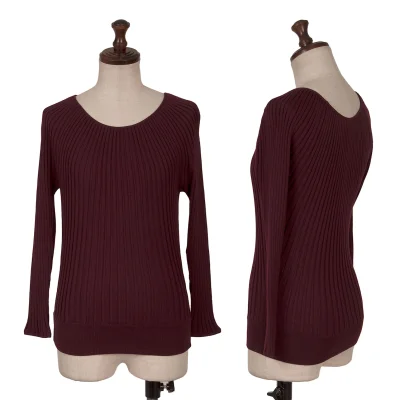DOLCE&GABBANA Wool Rib Knit Sweater