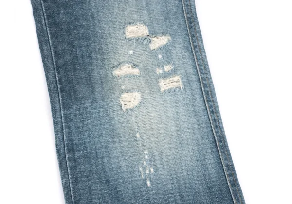 DOLCE&GABBANA Logo patched Damage Jeans K-162474_013