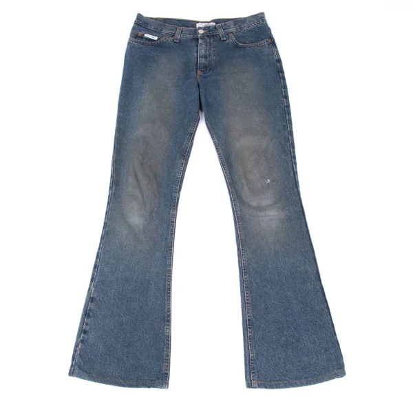 DOLCE&GABBANA Damage Flare Jeans」  Indigo 42 K-162475_001