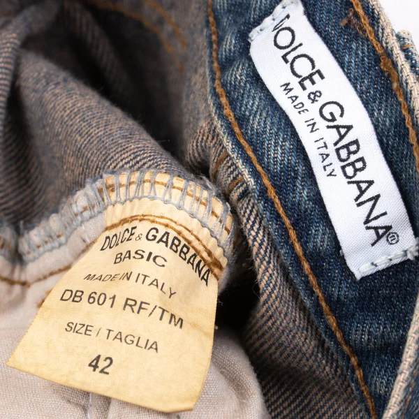 DOLCE&GABBANA Damage Flare Jeans」 K-162475_017
