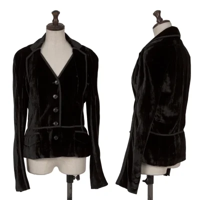 Christian Dior BOUTIQUE Trotter Lining Velours Jacket
