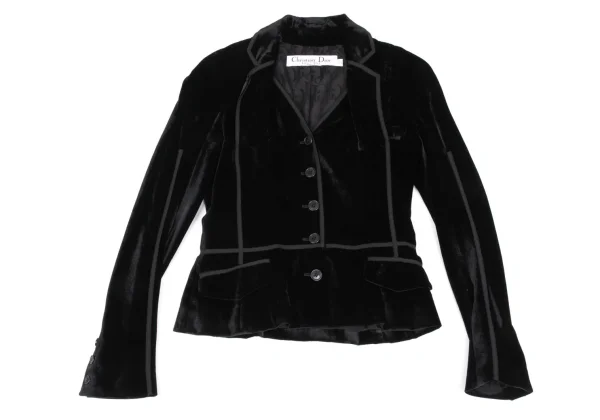 Christian Dior BOUTIQUE Trotter Lining Velours Jacket K-162476_002