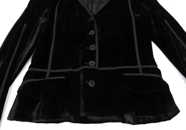 Christian Dior BOUTIQUE Trotter Lining Velours Jacket K-162476_009