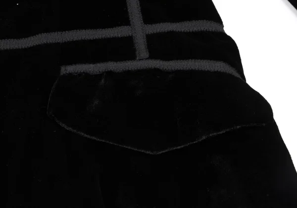 Christian Dior BOUTIQUE Trotter Lining Velours Jacket K-162476_010