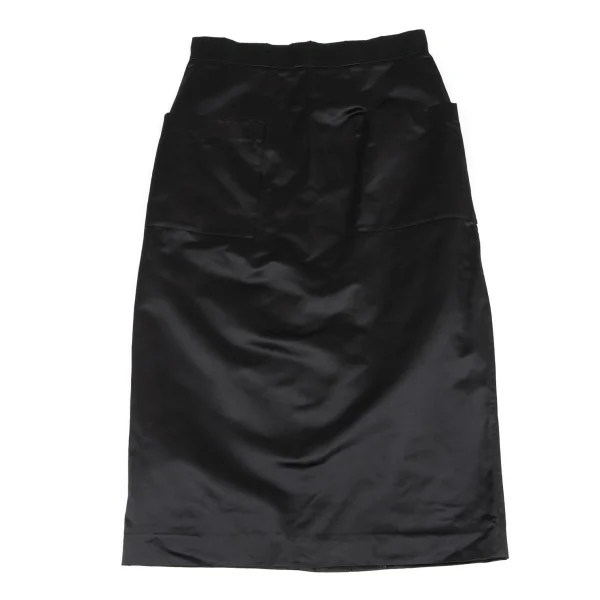 PRADA Silk Patch Pocket Skirt K-162477_002