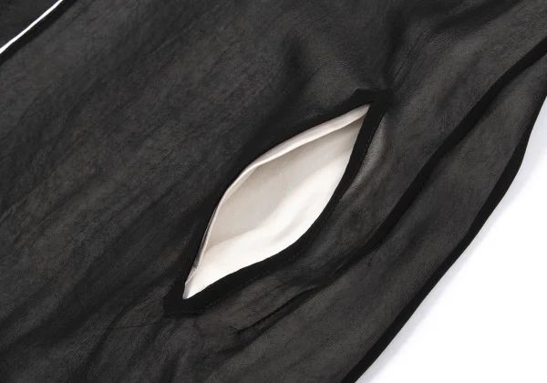 Yohji Yamamoto NOIR Sheer Layered Jacket K-162478_009