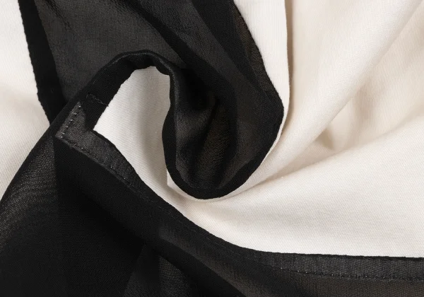 Yohji Yamamoto NOIR Sheer Layered Jacket K-162478_018