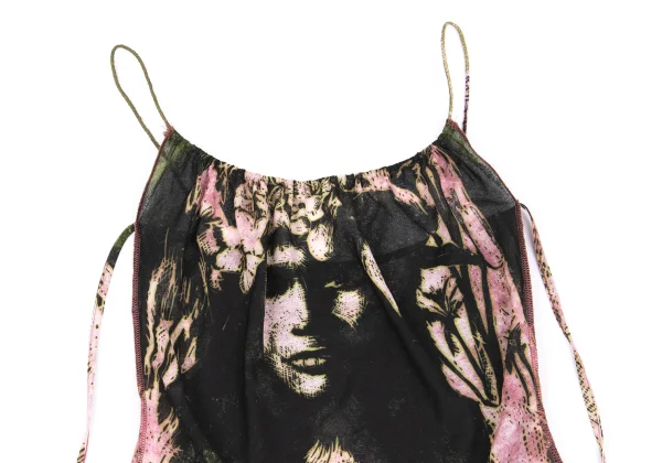 Jean Paul GAULTIER FEMME Floral Girl Printed See-Through Camisole K-162483_003