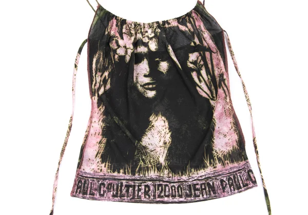 Jean Paul GAULTIER FEMME Floral Girl Printed See-Through Camisole K-162483_005