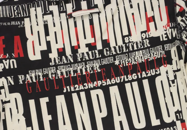 Jean Paul GAULTIER FEMME Typography Printed Ribbed Sleeve T-shirt K-162484_011
