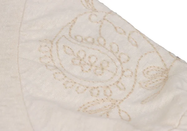 Jean Paul GAULTIER FEMME Hemp Cotton Leaf Embroidery T-shirt K-162485_005