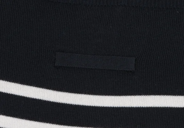 Jean Paul GAULTIER FEMME Stretch Boat Neck Striped Knit Top K-162487_012