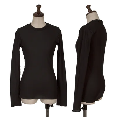 Jean Paul GAULTIER FEMME Yarn Piping Mesh Top