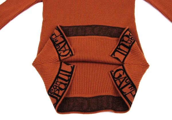 Jean Paul GAULTIER FEMME Logo Jacquard Rib Knit K-162494_012