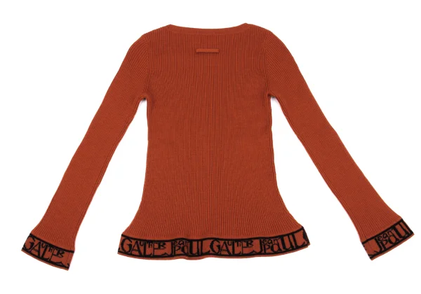 Jean Paul GAULTIER FEMME Logo Jacquard Rib Knit K-162494_013