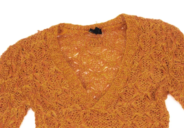 Jean Paul GAULTIER FEMME Nylon Wool V-neck Knit K-162495_004