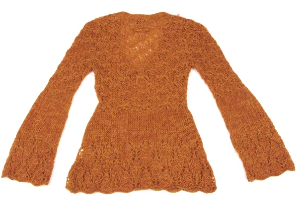 Jean Paul GAULTIER FEMME Nylon Wool V-neck Knit K-162495_009